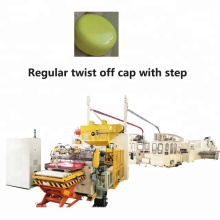 Automatische regelmäßige Twist-Off-Kappe mit der Herstellung von Aluminium-Flaschenverschlüssen in der Produktionslinie
